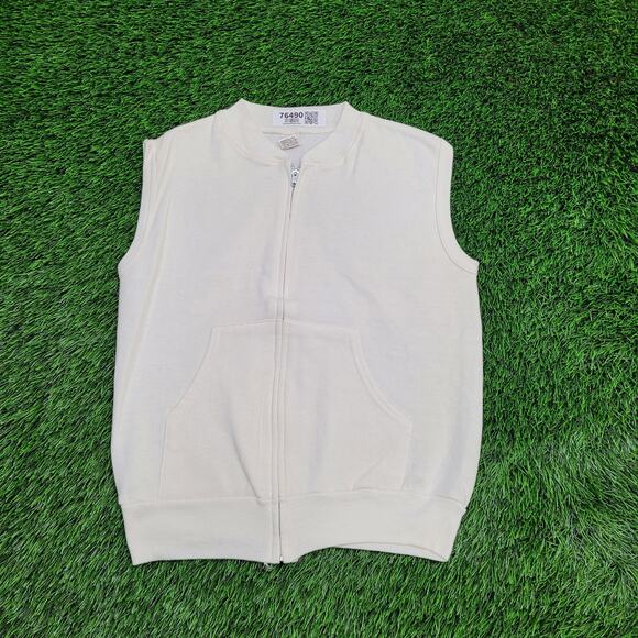 Vintage 70s Sportswear Sweatshirt Womens Small 18x21 White - Picture 1 of 10